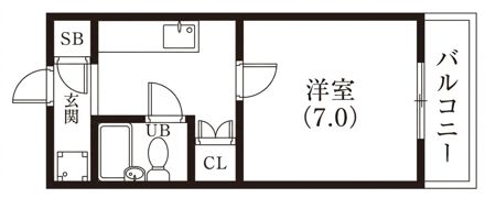 コーポアガぺの間取り画像