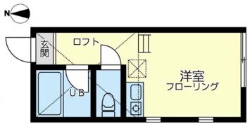 ユナイト殿町セニョール・ド・ ボンフィンの間取り画像