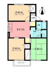 ペアタウンBの間取り画像