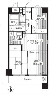 グランシエロ川口本町の間取り画像