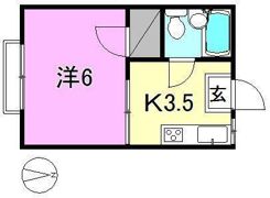 赤松ハイツの間取り画像