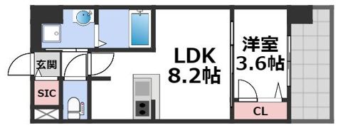 スワンズシティ大阪エスクレアの間取り画像