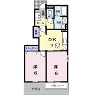 ヴィラ・サクラBの間取り画像