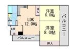 プレール桜塚の間取り画像