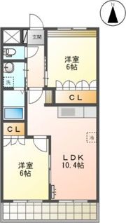 サンコート南の間取り画像