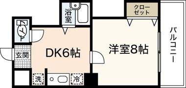 広島畳材6ビルの間取り画像