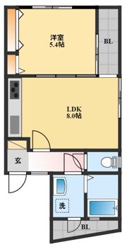 ASK岩屋の間取り画像