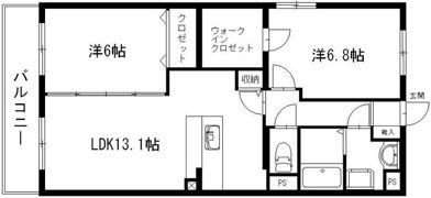 BE FREEの間取り画像