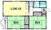 空港ハイツ（南吉田町2587）の間取り画像