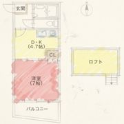 レオパレスシティ門真の間取り画像