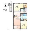 東大阪市上四条町新築アパート工事の間取り画像