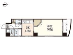 クレール白島の間取り画像