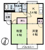 フレグランス矢賀 A棟の間取り画像