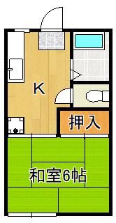 コーポ四季の間取り画像