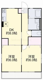 ハイム川東 南棟の間取り画像