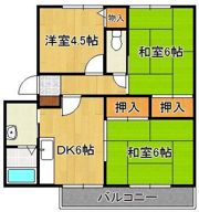 ハイツカトレアII番館の間取り画像