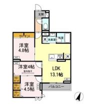 セレスティア中央 Ⅱの間取り画像