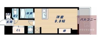 THE MUTUAL 江坂の間取り画像