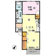 セジュール大町西の間取り画像