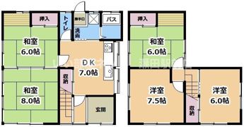 瀬田3丁目貸家の間取り画像
