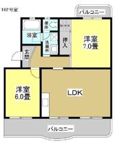 Eマンションの間取り画像