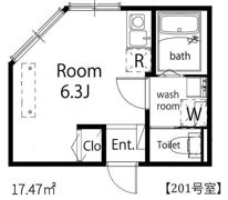 TocA新柴又の間取り画像