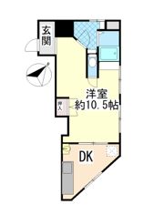 稗原マンションの間取り画像