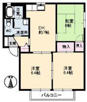 THRIVE HIRAFUKU A棟の間取り画像