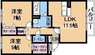 フォレストコートの間取り画像