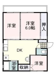第二北ビューハイツの間取り画像