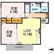 ヌーベルバーグ A棟の間取り画像