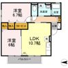 ヌーベルバーグ A棟の間取り画像