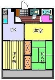 スカイハイツ居相の間取り画像
