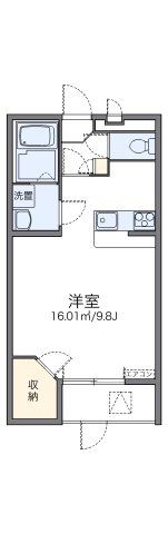 レオパレスドウージェームの間取り画像
