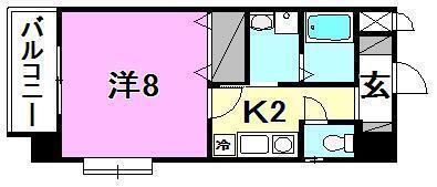メゾンドール錦町の間取り画像
