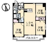 エルカーサニッシャラの間取り画像