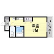 ビューテラス塚本の間取り画像