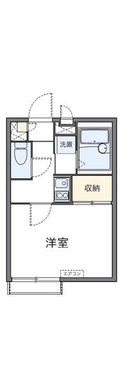レオパレスきのした荘の間取り画像