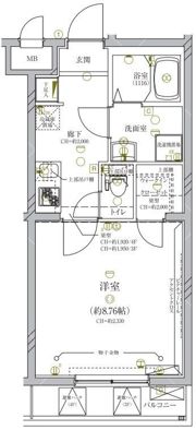 ディアレイシャス成増の間取り画像