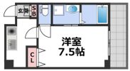 グランパシフィック今里の間取り画像