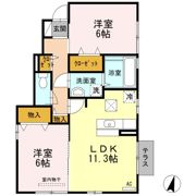 ラヴィアンローズ A棟の間取り画像
