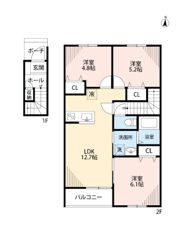 ストーリア小山Iの間取り画像