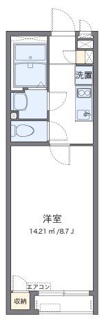 クレイノサウザンドリバーの間取り画像