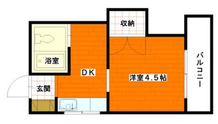 ハイツイシダⅡの間取り画像