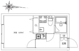 Ludens北千住の間取り画像