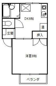 コーポアネシスの間取り画像