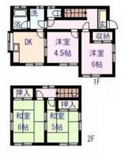 木戸貸家C棟の間取り画像