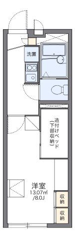 レオパレスMelangeの間取り画像