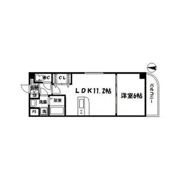第5アローズ新大阪の間取り画像