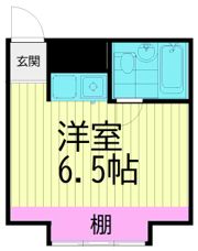 鶴田第一ビルの間取り画像